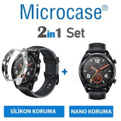 Microcase Huawei Watch GT Classic Silikon Kılıf + NANO FİLM