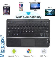 Microcase Huawei Matepad Pro 11 2022 Bluetooth Klavye + Touchpad Standlı Kılıf - BKK2