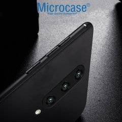 Microcase OnePlus 8 Elektrocase Serisi Kamera Korumalı Silikon Kılıf - Siyah