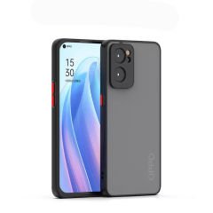 Microcase Oppo A96 4G London Serisi Darbeye Dayanıklı Kılıf Mavi