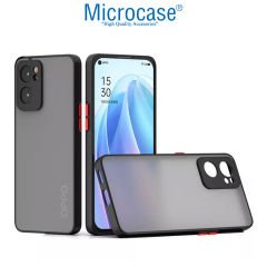 Microcase Oppo A96 4G London Serisi Darbeye Dayanıklı Kılıf Mavi