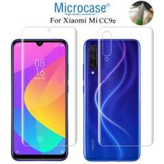 Microcase Xiaomi Mi CC9e Full Ön Arka Kaplama Koruma Filmi
