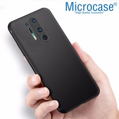 Microcase OnePlus 8 Pro Elektrocase Serisi Kamera Korumalı Silikon Kılıf - Siyah