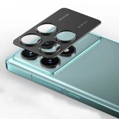 Microcase Xiaomi Redmi Poco F6 Pro / Xiaomi Redmi K70 Pro Uyumlu Kamera Lens Koruma Halkası - Kapalı Tasarım -Siyah AL3401