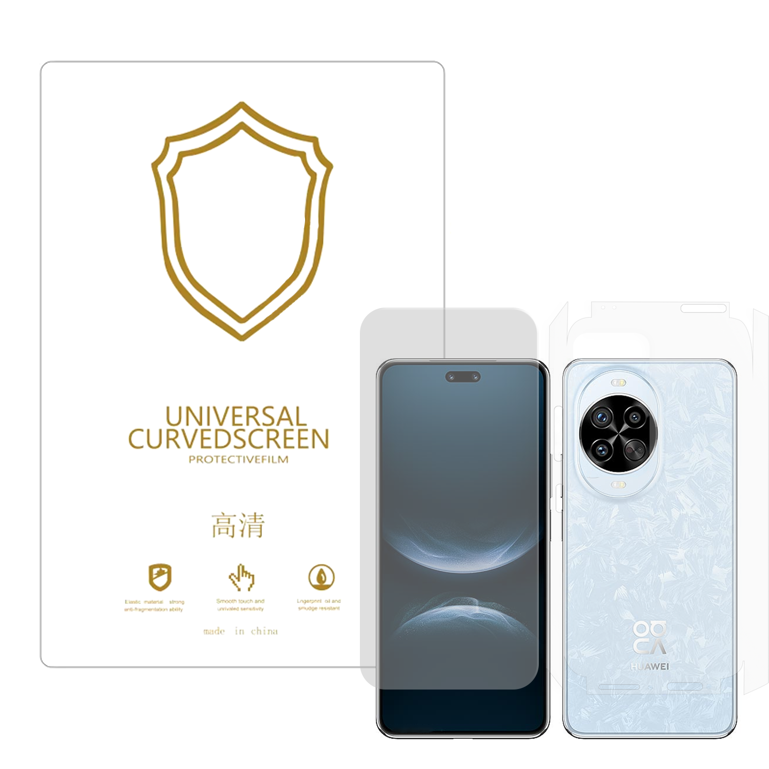 Microcase Huawei Nova 14 Pro ile Uyumlu Full Tpu Ön Arka ve Yan 360 Nano Koruma- EKM116