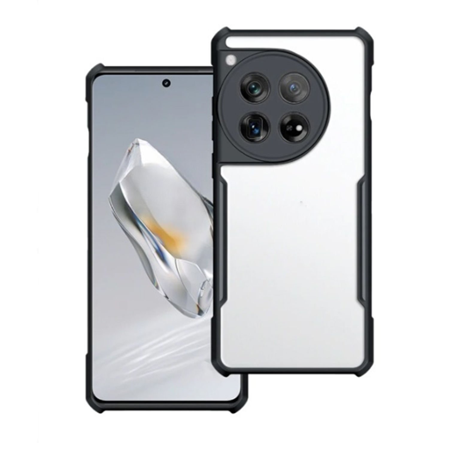 Microcase Oneplus 12 5G  ile uyumlu Airbag Serisi Darbeye Dayanıklı Köşe Korumalı Tpu Kılıf - AL3370
