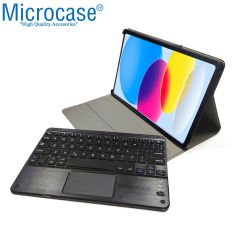 Microcase iPad Pro 12.9 M2 2022 Bluetooth Klavye + Touchpad Standlı Kılıf - BKK2