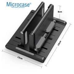 Microcase  Ayarlanabilir Çok Amaçlı  Telefon Tutuculu  Laptop Notebok Macbook  için Dikey Stand-AL4495