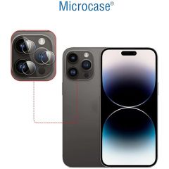 Microcase iPhone 15 pro max Kamera Camı Lens Koruyucu Nano Esnek Film - AL3400