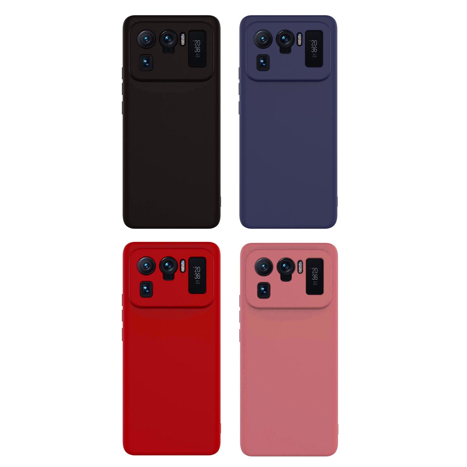 Microcase Xiaomi Mi 11 Ultra CamPRO Serisi Kamera Korumalı Silikon Kılıf - AL3427