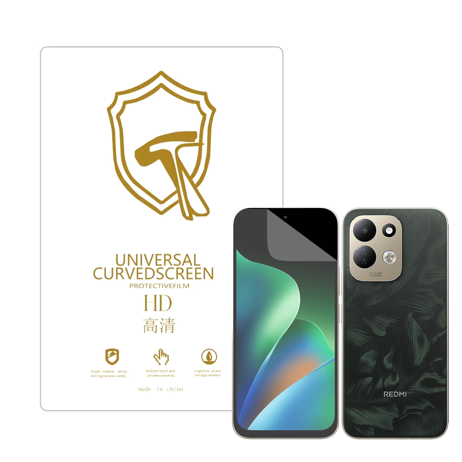 Microcase Redmi 17 4G ile Uyumlu Full Tpu Nano Ön Ekran Koruma Filmi - EKM101