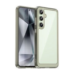 Microcase Samsung Galaxy S24 FE Shield Serisi Darbeye Dayanıklı Yarı Esnek Plastik Tpu Kılıf - AL8100