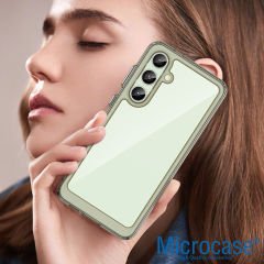 Microcase Samsung Galaxy S24 FE Shield Serisi Darbeye Dayanıklı Yarı Esnek Plastik Tpu Kılıf - AL8100