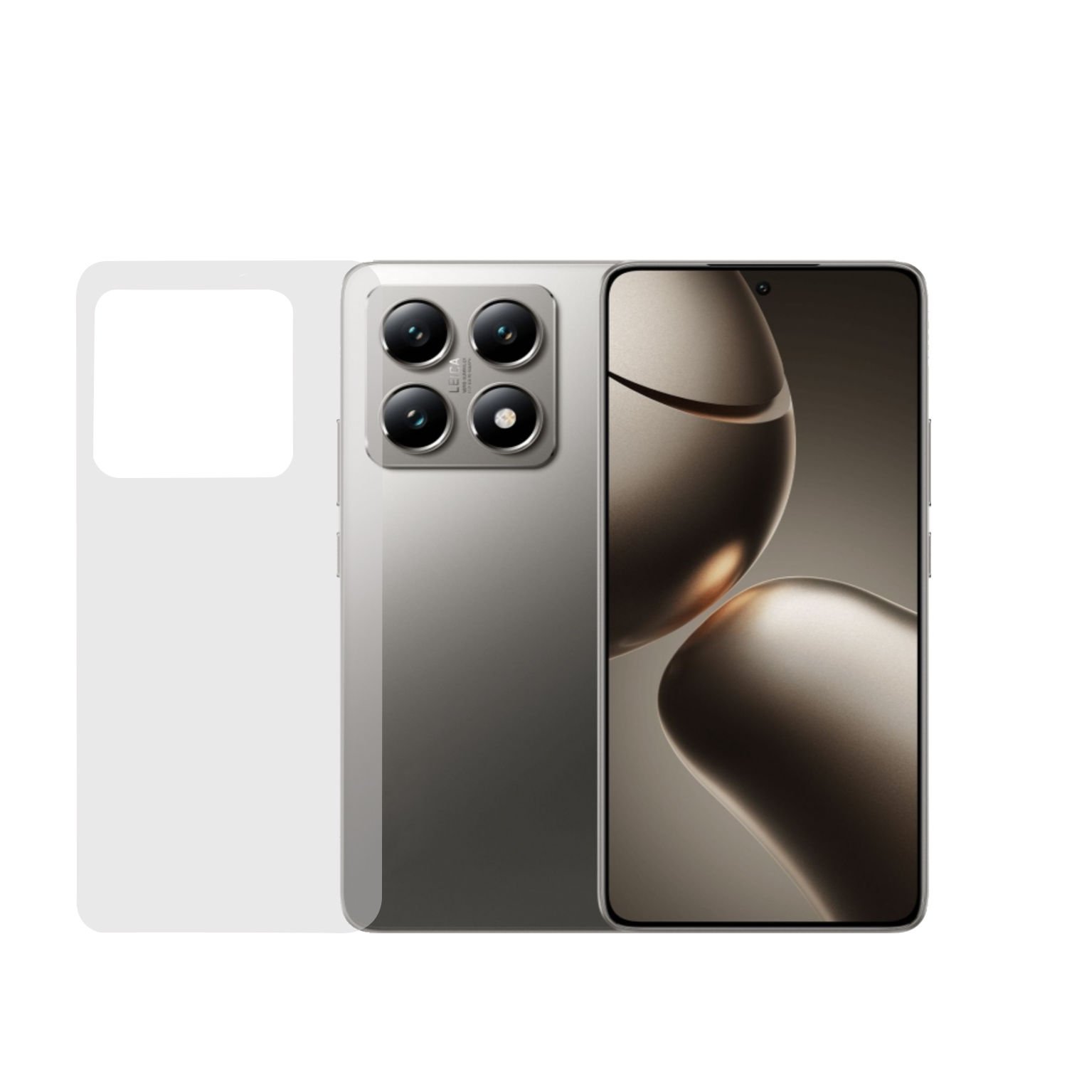 Microcase Xiaomi 14T Global Full Arka Kaplama Koruma Filmi -AL3281