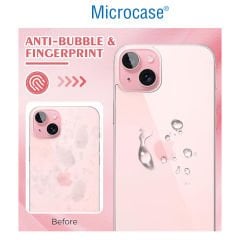 Microcase IPhone 15 Arka Kapak  için Tempered Glass Cam Koruma - AL3270
