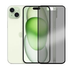 Microcase Iphone 15 Plus Privacy Gizlilik Filtreli Tam Kaplayan Tempered Cam - AL3125