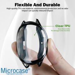 Microcase Samsung Galaxy Watch 6 44mm Önü Kapalı Silikon Kılıf - AL3173