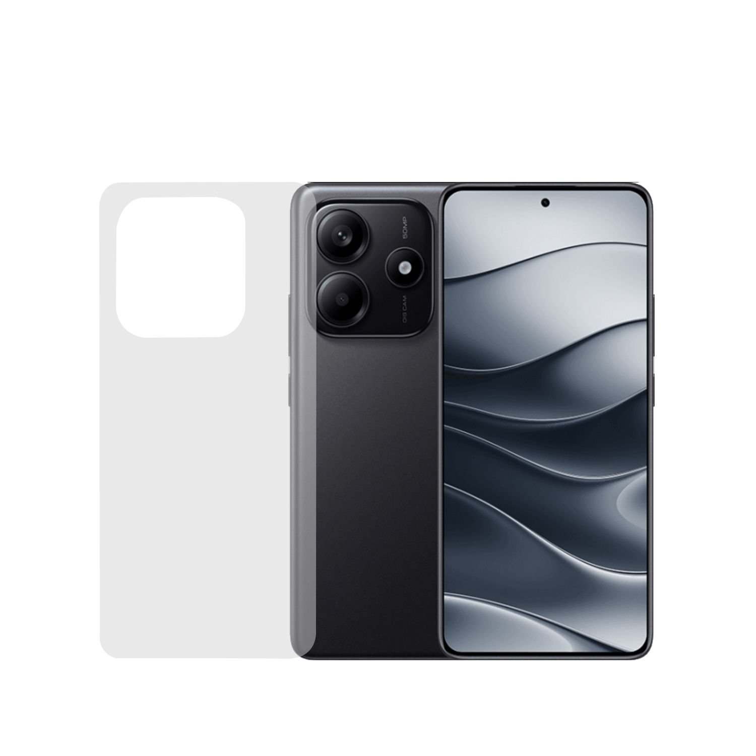 Microcase Xiaomi Redmi Note 14 Global Full Arka Kaplama Koruma Filmi -AL3281