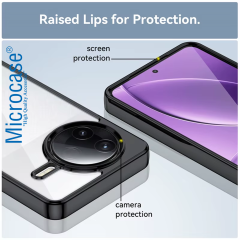 Microcase Xiaomi Redmi Poco F7 Pro/K80 Shield Serisi Darbeye Dayanıklı Yarı Esnek Plastik Tpu Kılıf - AL8100