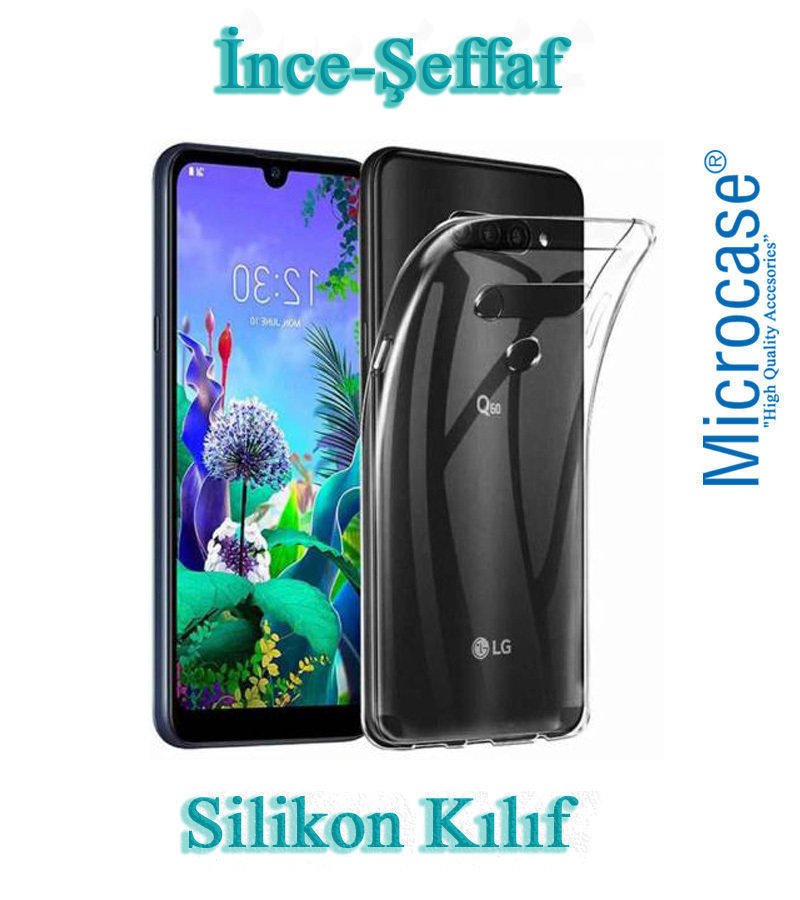 Microcase LG Q60 Ultra İnce 0.2 mm Soft Silikon Kılıf