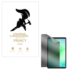 Microcase Samsung Galaxy Tab А11 8.7'' Wi-Fi SM-X13 / LTE SM-X135 ile Uyumlu Privacy Gizlilik Filtreli Hayalet Nano Ekran Koruyucu - EKM111