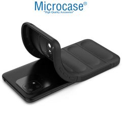 Microcase Xiaomi Poco C40 Miami Serisi Darbeye Dayanıklı Silikon Kılıf Açık Gri