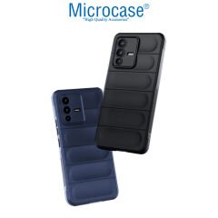 Microcase Xiaomi Poco C40 Miami Serisi Darbeye Dayanıklı Silikon Kılıf Açık Gri