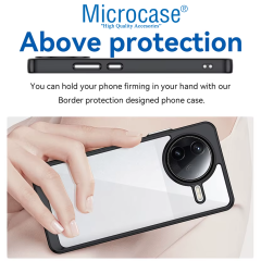 Microcase Xiaomi Redmi Poco F7 Ultra/K80 Pro Shield Serisi Darbeye Dayanıklı Yarı Esnek Plastik Tpu Kılıf - AL8100