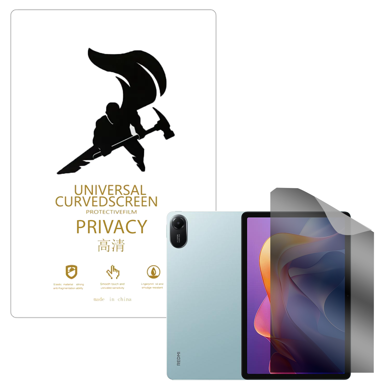 Microcase Xiaomi Redmi Pad 2 11 inch ile Uyumlu Privacy Gizlilik Filtreli Hayalet Nano Ekran Koruyucu - EKM111