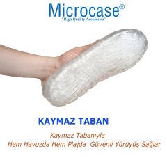 Microcase  Unisex   Kaymaz Taban  Deniz  Havuz Doğa Rafting Ayakkabısı Şeffaf Tasarım-AL4496
