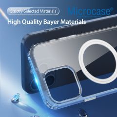 Microcase Iphone 16 ProMax için Magsafe Manyetik Darbeye Dayanıklı Yarı Esnek Plastik TPU  Kılıf -AL8115