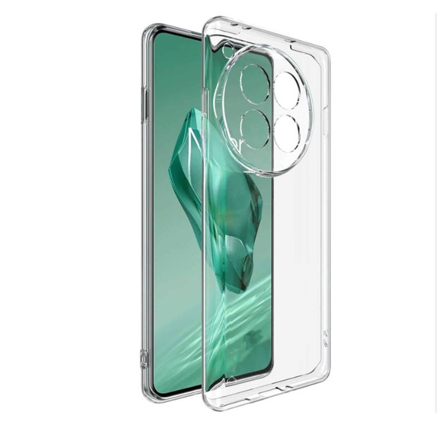 Microcase Oneplus 12 5G Slim Serisi Soft TPU Silikon Kılıf - Şeffaf AL3324