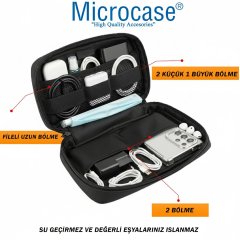 Microcase Su Geçirmez 6 Bölmeli Kablo ve Kişisel Eşya Organizeri AL5421