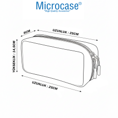 Microcase Su Geçirmez 6 Bölmeli Kablo ve Kişisel Eşya Organizeri AL5421