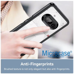 Microcase Nothing Phone 3A Shield Serisi Darbeye Dayanıklı Yarı Esnek Plastik Tpu Kılıf - AL8100