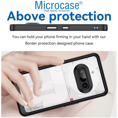 Microcase Nothing Phone 3A Shield Serisi Darbeye Dayanıklı Yarı Esnek Plastik Tpu Kılıf - AL8100