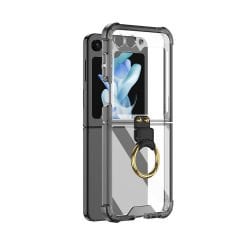 Microcase Samsung Galaxy Z Flip 6/ Z Flip 7 FE Parmak Tutuculu Köşe Korumalı Kılıf - AL3162