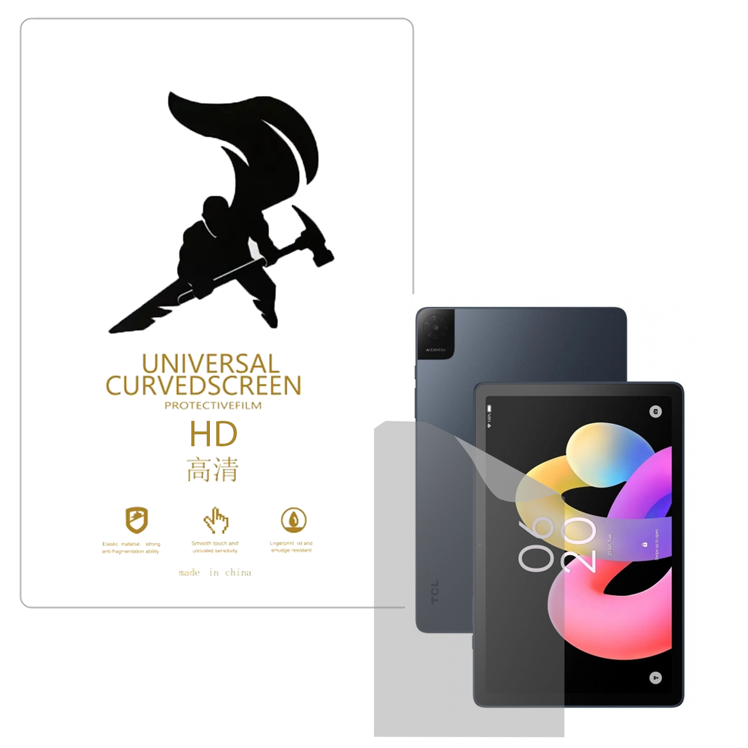 Microcase TCL TAB 10L GEN 4 Tablet ile Uyumlu Full Tpu Nano Ön Ekran Koruma Filmi EKM104