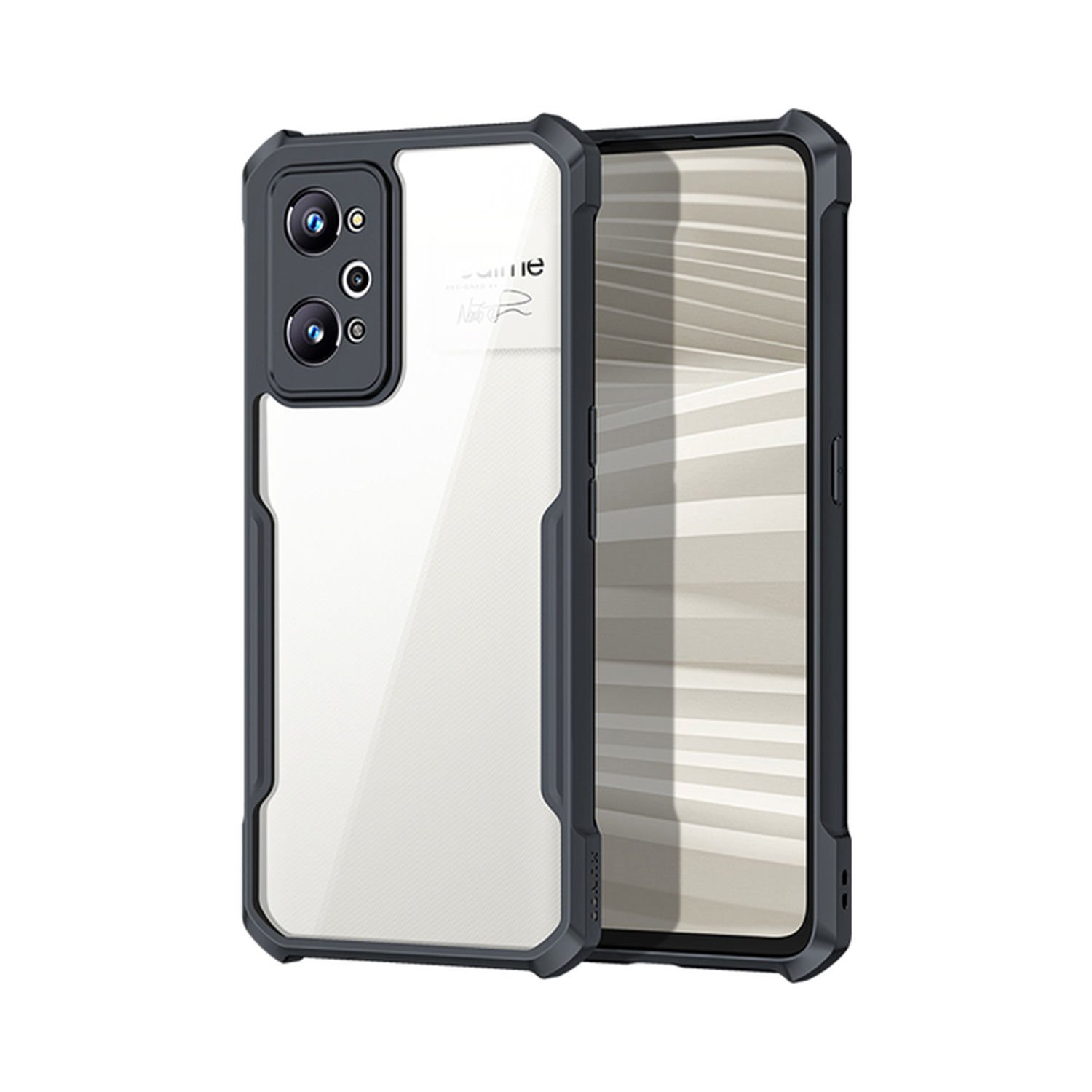 Microcase Realme GT2 Pro ile uyumlu Airbag Serisi Darbeye Dayanıklı Köşe Korumalı Tpu Kılıf - AL3370