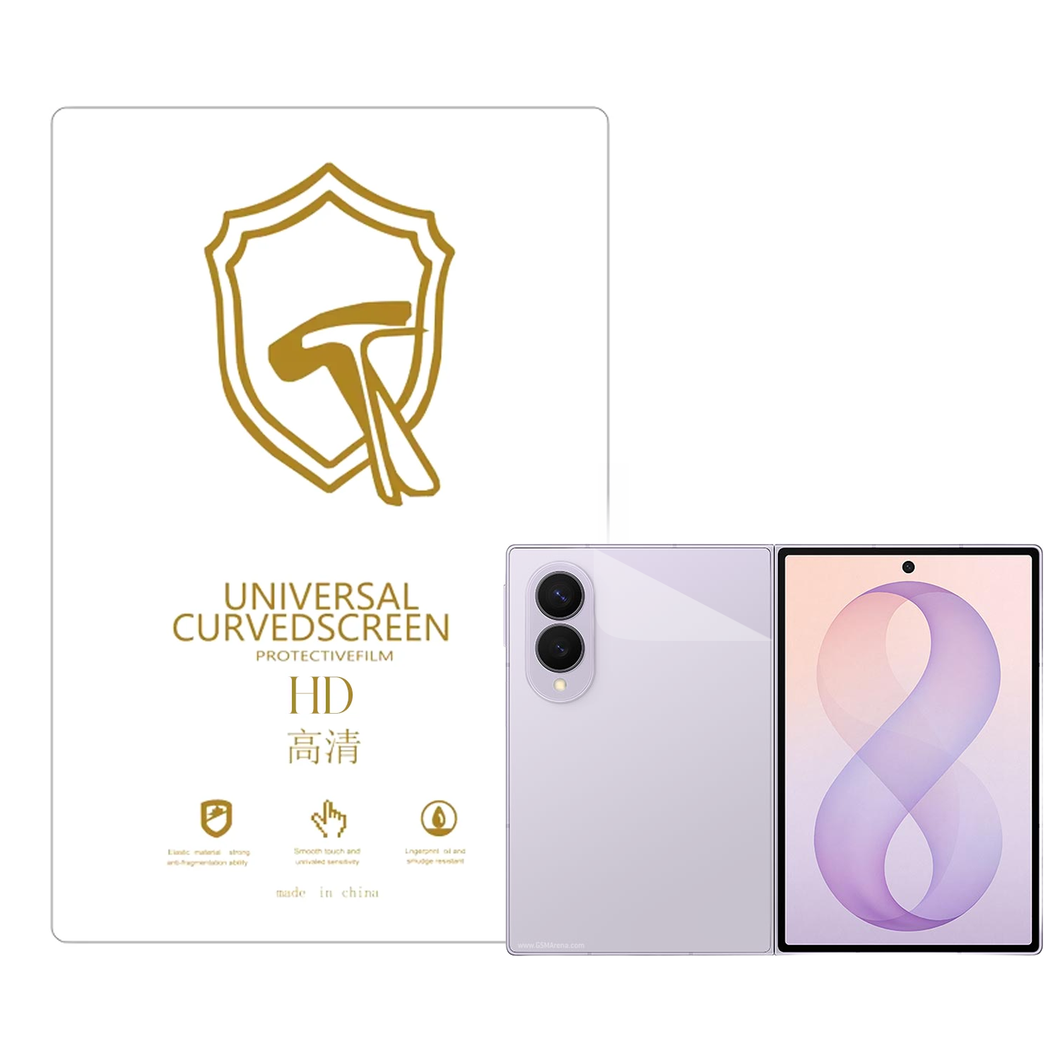 Microcase Samsung Z Fold 8 ile Uyumlu Full Tpu Nano Arka Ekran Koruma Filmi - EKM102