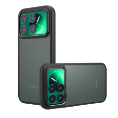 Microcase Xiaomi Poco F8 Pro/Redmi K90 Luna Serisi Köşe Korumalı Sert Rubber Kılıf - AL3422 Siyah