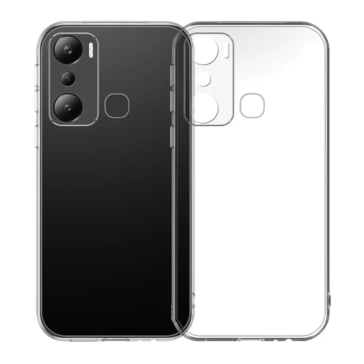 Microcase Infinix Hot 20i Slim Serisi Soft TPU Silikon Kılıf - Şeffaf AL3324