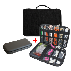 Microcase 2in1 Set Çok Gözlü Organizer Çanta + Kişisel Eşyalar Organizeri AL5391