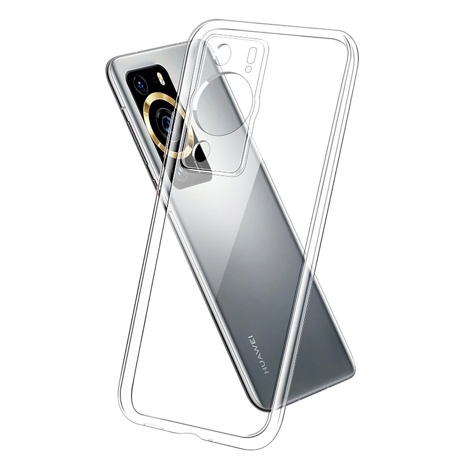 Microcase Huawei P60 / P60 Pro Slim Serisi Soft TPU Silikon Kılıf - Şeffaf AL3324