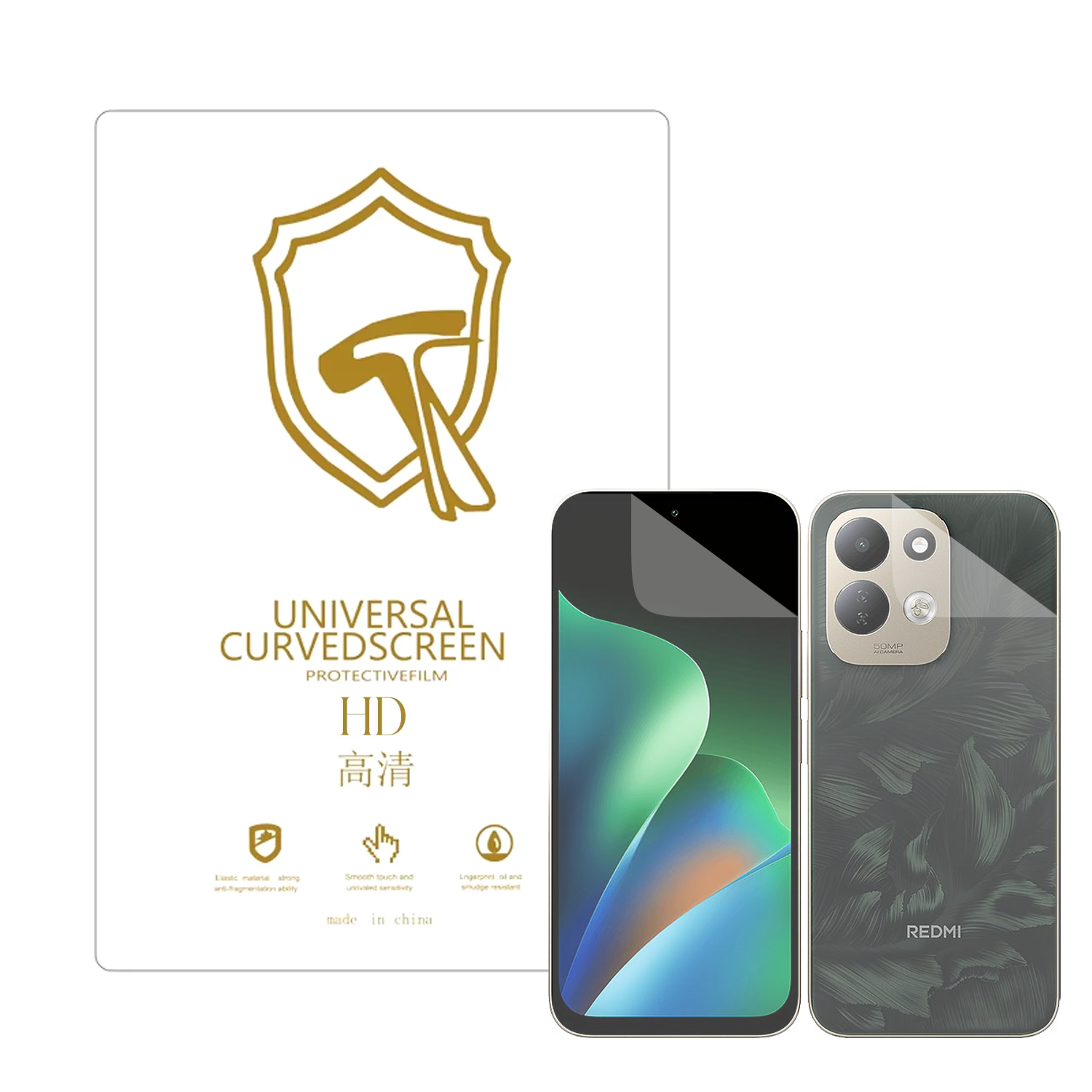 Microcase Redmi 17 4G ile Uyumlu Full Tpu Ön Arka Nano Koruma- EKM103