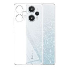 Microcase Xiaomi Poco F5 / Redmi Note 12 Turbo Slim Serisi Soft TPU Silikon Kılıf - Şeffaf AL3324