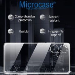 Microcase Xiaomi Poco F5 / Redmi Note 12 Turbo Slim Serisi Soft TPU Silikon Kılıf - Şeffaf AL3324