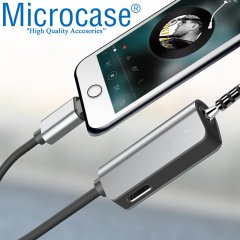 iPhone Lightning Splitter 2in1 Şarj ve Kulaklık Çevirici - MY032