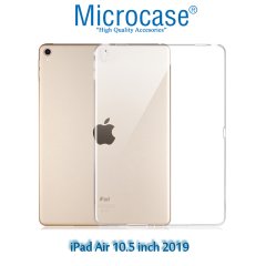 iPad Air 3.Nesil 10.5 2019 Silikon Kılıf Şeffaf + Ekran Koruma