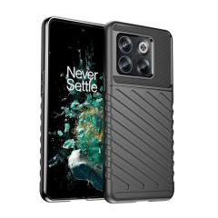Microcase OnePlus Ace Pro 5G - OnePlus 10T 5G Thunder Serisi Darbeye Dayanıklı Silikon Kılıf - Siyah
